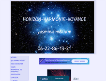 Tablet Screenshot of horizon-harmonie-voyance.com